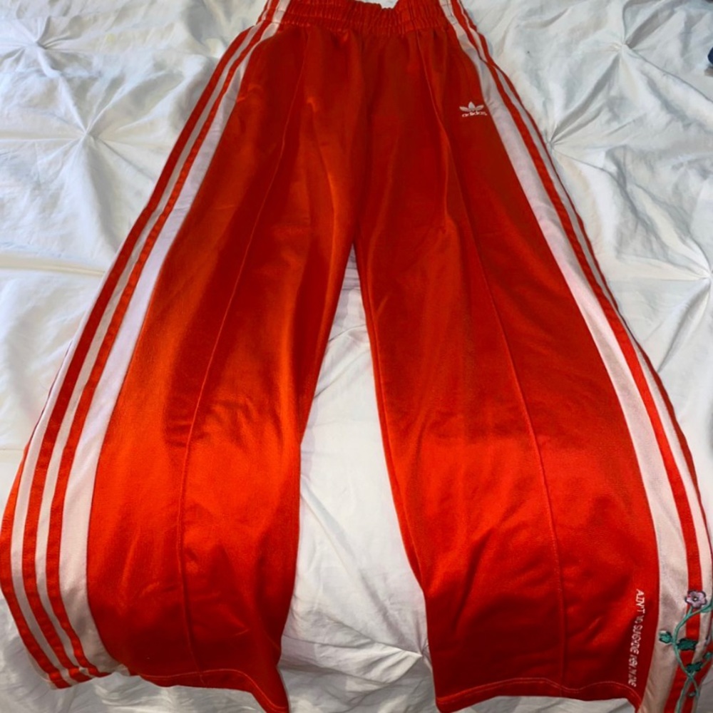 COPY - orange adidas sweats